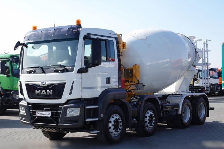 MAN TGS 32.420 / 8x4 / BETONOMIESZARKA IMER  / GRUSZKA 9M3 / 2018 ROK  zdjęcie 1