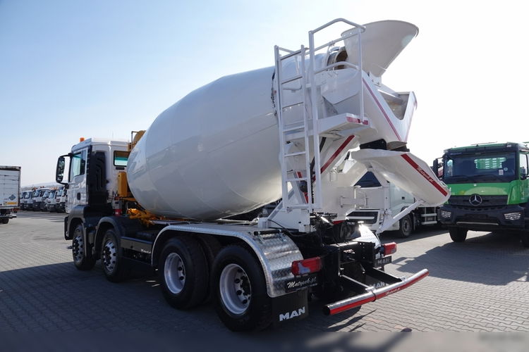 MAN TGS 32.420 / 8x4 / BETONOMIESZARKA IMER  / GRUSZKA 9M3 / 2018 ROK  zdjęcie 3