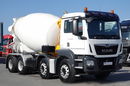 MAN TGS 32.420 / 8x4 / BETONOMIESZARKA IMER  / GRUSZKA 9M3 / 2018 ROK  zdjęcie 8