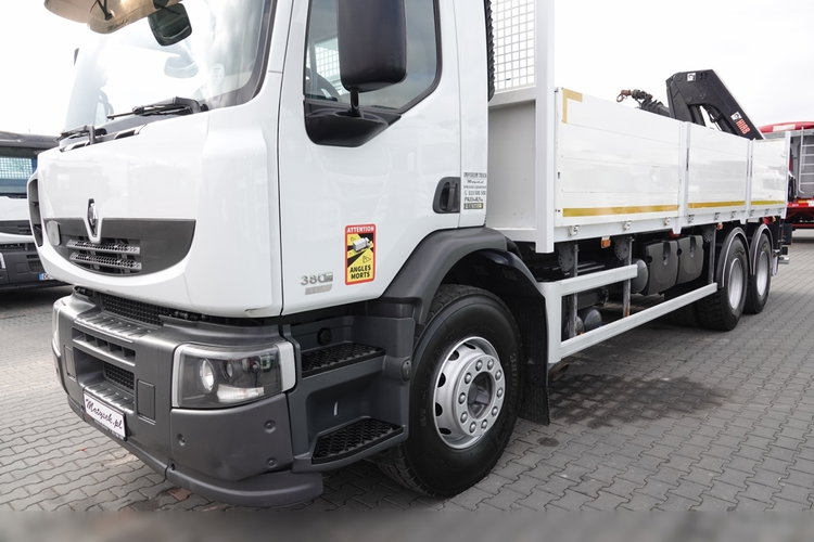Renault LANDER 380 / 6X4 / SKRZYNIOWY 6.8 M + HDS HIAB 188 HIDUO / UDŹWIG 4900KG / STEROWANIE RADIOWE zdjęcie 12