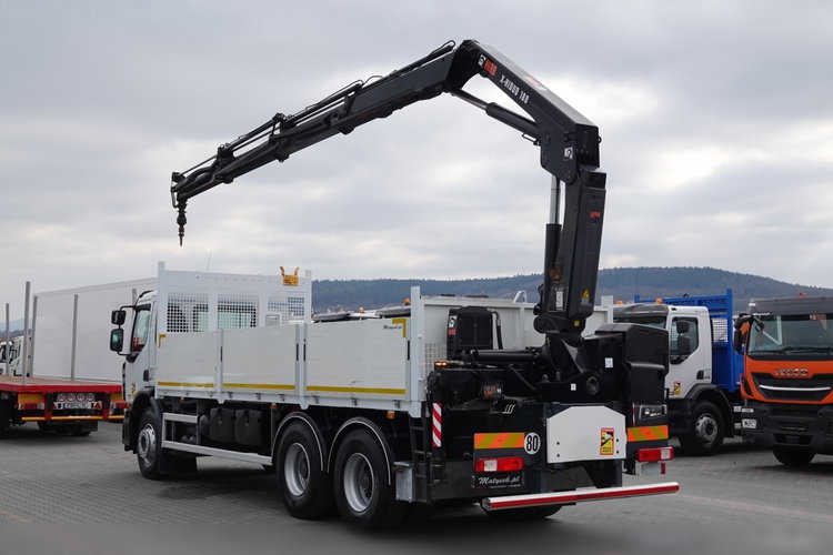 Renault LANDER 380 / 6X4 / SKRZYNIOWY 6.8 M + HDS HIAB 188 HIDUO / UDŹWIG 4900KG / STEROWANIE RADIOWE zdjęcie 2