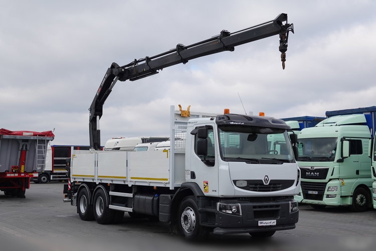 Renault LANDER 380 / 6X4 / SKRZYNIOWY 6.8 M + HDS HIAB 188 HIDUO / UDŹWIG 4900KG / STEROWANIE RADIOWE zdjęcie 5