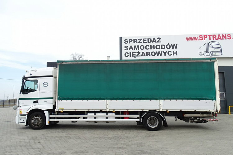 Mercedes ACTROS 1833 Burto Plandeka Zsuwany Dach Sprowadzony EURO 6 Książka Serwisowa , Kabina Stream Space zdjęcie 13