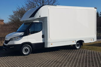 Iveco Daily KONTENER NISKOPODŁOGOWY 4.43x2.23x2.42 SKLEP BAR FOODTRUCK KAMPER AC