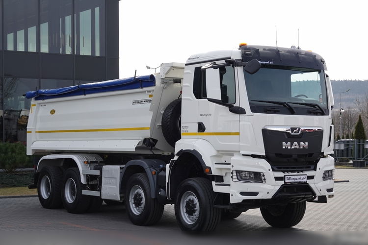 MAN TGS 41.470 / 8X6 / WYWROTKA TYLNOZSYPOWA / UAL / WZMACNIANY / KH KIPPER / zdjęcie 11