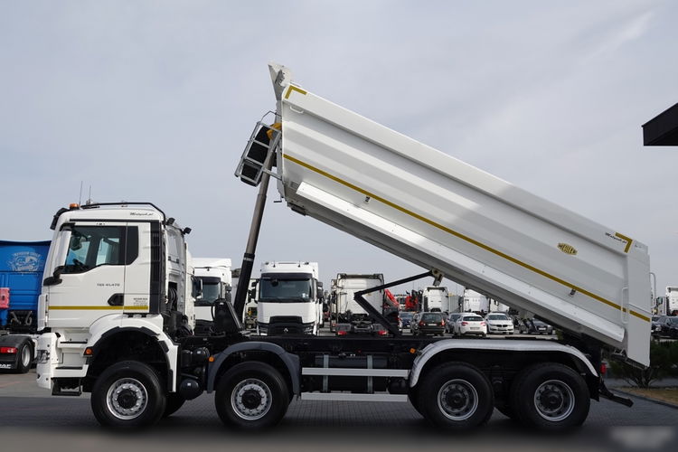 MAN TGS 41.470 / 8X6 / WYWROTKA TYLNOZSYPOWA / UAL / WZMACNIANY / KH KIPPER / zdjęcie 7