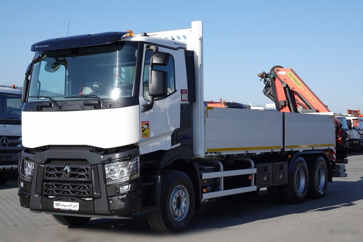 Renault C 380 / 6X4 / SKRZYNIOWY 6.7 M / + HDS PALFINGER PK 18002-EH C / MAX UDŹWIG 5850 KG / WYSÓW 12.5M / STEROWANIE RADIOWE zdjęcie 13