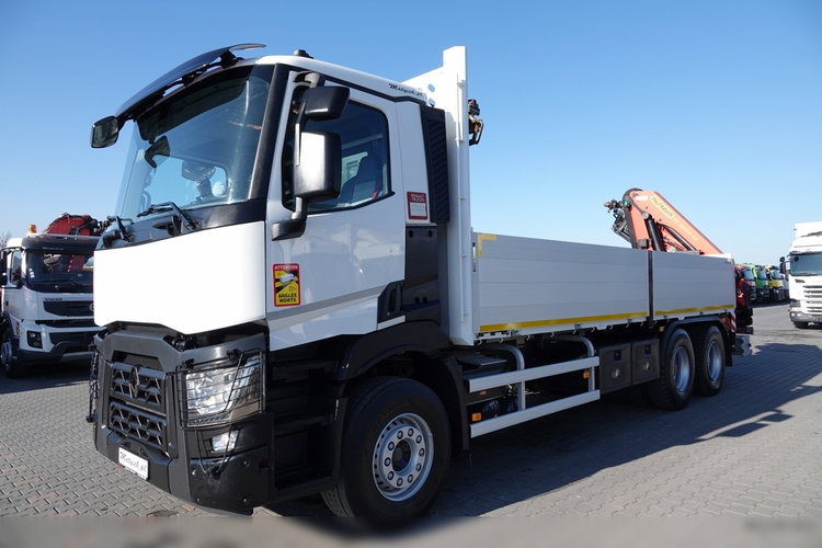 Renault C 380 / 6X4 / SKRZYNIOWY 6.7 M / + HDS PALFINGER PK 18002-EH C / MAX UDŹWIG 5850 KG / WYSÓW 12.5M / STEROWANIE RADIOWE zdjęcie 14