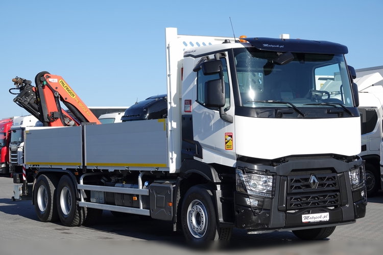Renault C 380 / 6X4 / SKRZYNIOWY 6.7 M / + HDS PALFINGER PK 18002-EH C / MAX UDŹWIG 5850 KG / WYSÓW 12.5M / STEROWANIE RADIOWE zdjęcie 20