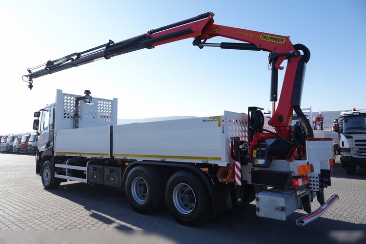 Renault C 380 / 6X4 / SKRZYNIOWY 6.7 M / + HDS PALFINGER PK 18002-EH C / MAX UDŹWIG 5850 KG / WYSÓW 12.5M / STEROWANIE RADIOWE zdjęcie 3