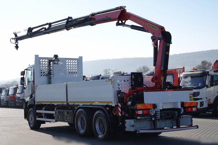 Renault C 380 / 6X4 / SKRZYNIOWY 6.7 M / + HDS PALFINGER PK 18002-EH C / MAX UDŹWIG 5850 KG / WYSÓW 12.5M / STEROWANIE RADIOWE zdjęcie 4