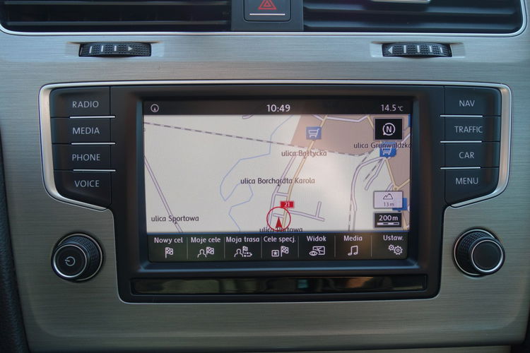 Golf Volkswagen Golf 7 1.6 diesel 110km automat pół skóry nawi zdjęcie 27