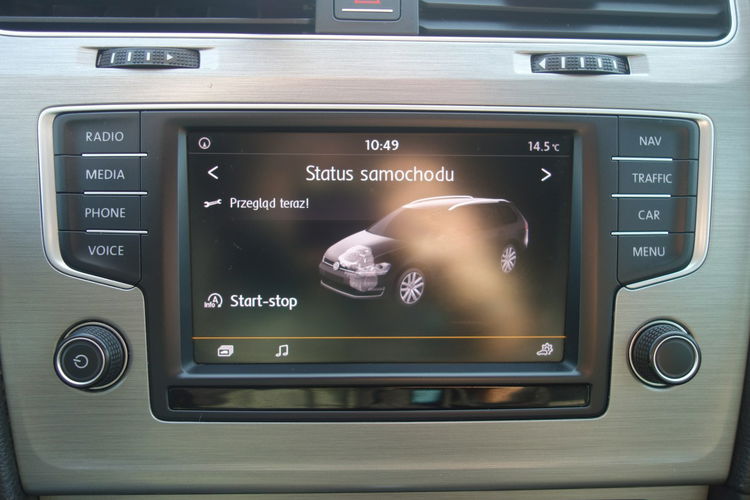 Golf Volkswagen Golf 7 1.6 diesel 110km automat pół skóry nawi zdjęcie 28