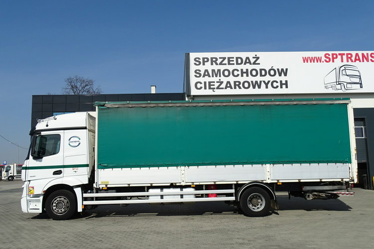 Mercedes ACTROS 1833 Plandeka Z zsuwanymi Bokami Buty EURO 6 KLIMA , Blokada Mostu , Książka Serwisowa , Kabina Stream Space zdjęcie 17
