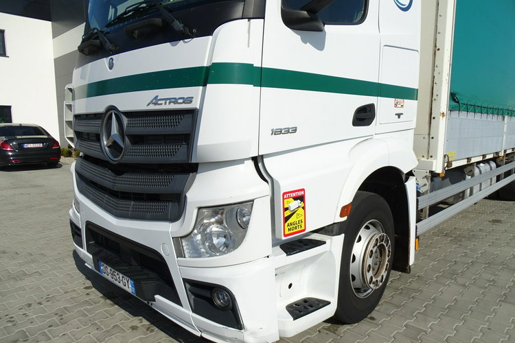 Mercedes ACTROS 1833 Plandeka Z zsuwanymi Bokami Buty EURO 6 KLIMA , Blokada Mostu , Książka Serwisowa , Kabina Stream Space zdjęcie 25