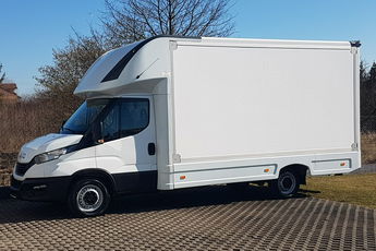 Iveco Daily KONTENER NISKOPODŁOGOWY 4.43x2.23x2.42 SKLEP BAR FOODTRUCK KAMPER AC