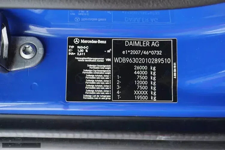 Mercedes ACTROS / 2543 / ACC / E 6 / PEŁNY ADR / SKRZYNIOWY / ZAWIESIE POD WÓZEK zdjęcie 11