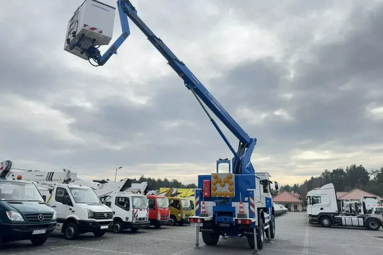 Mercedes AXOR 1829 4x4 Zwyżka RUTHAMNN STEIGER T270S16 Podnośnik Koszowy zdjęcie 29