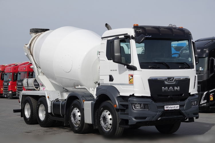 MAN TGS 32.430 / 8x4 / GRUSZKA / 9m3 / SCHWING STETTER / 2022 ROK /BETONOMIESZARKA / EURO 6 /  50 TYS.KM. zdjęcie 8