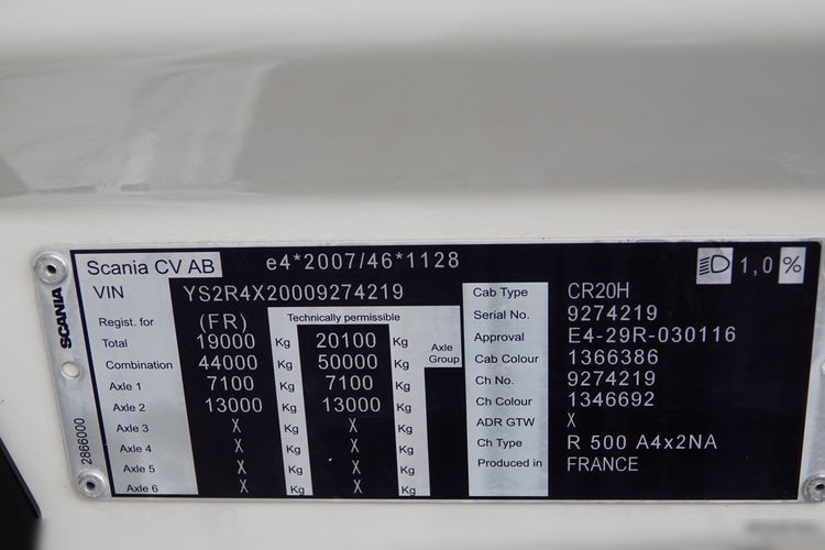 Scania R 500 / RETARDER / 345 TYŚ. KM / PO KONTRAKCIE SERWISOWYM zdjęcie 38