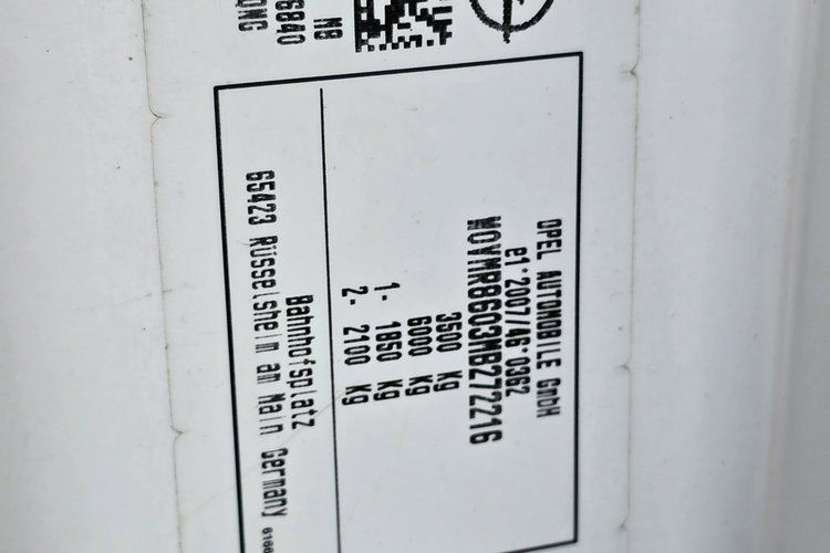 Opel Movano 2.3 CDTi 136KM L3H2 / I-rej. 2022 / Salon PL I-właściciel zdjęcie 15