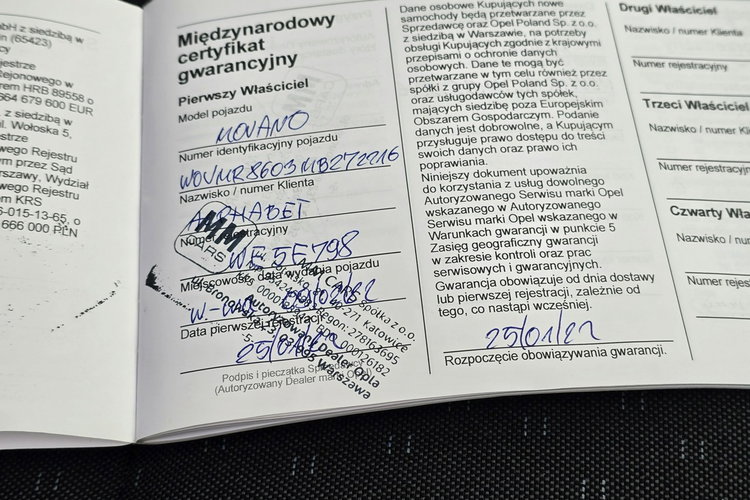 Opel Movano 2.3 CDTi 136KM L3H2 / I-rej. 2022 / Salon PL I-właściciel zdjęcie 16