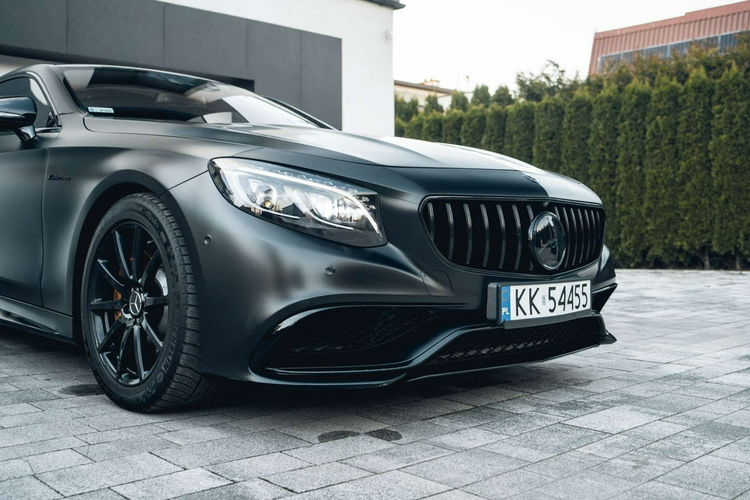 Mercedes S 63 AMG COUPE / S63 AMG / 4MATIC / 585KM / SALON PL / BEZWYPADKOWY / 23% / 1WŁ zdjęcie 14