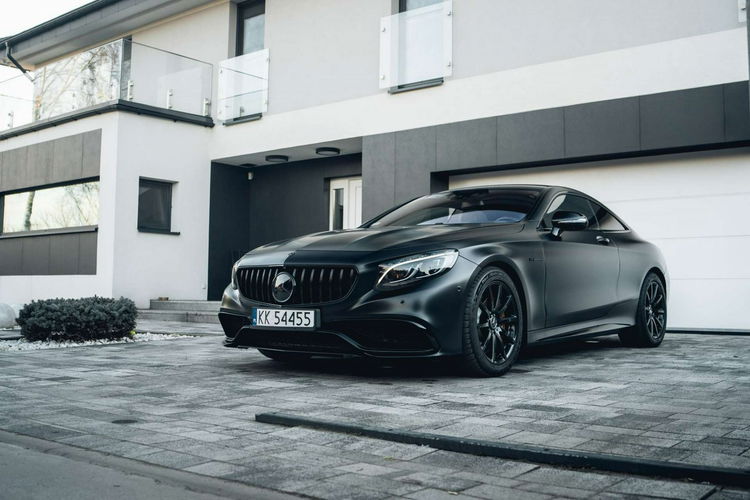 Mercedes S 63 AMG COUPE / S63 AMG / 4MATIC / 585KM / SALON PL / BEZWYPADKOWY / 23% / 1WŁ zdjęcie 2