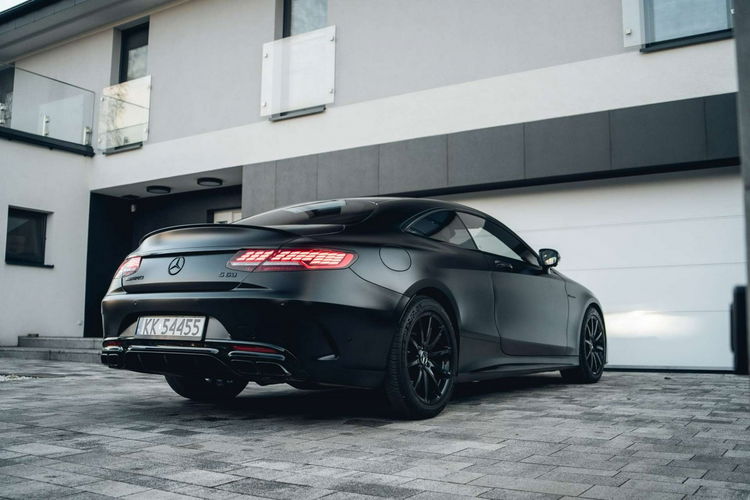 Mercedes S 63 AMG COUPE / S63 AMG / 4MATIC / 585KM / SALON PL / BEZWYPADKOWY / 23% / 1WŁ zdjęcie 24
