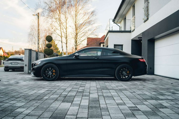 Mercedes S 63 AMG COUPE / S63 AMG / 4MATIC / 585KM / SALON PL / BEZWYPADKOWY / 23% / 1WŁ zdjęcie 4