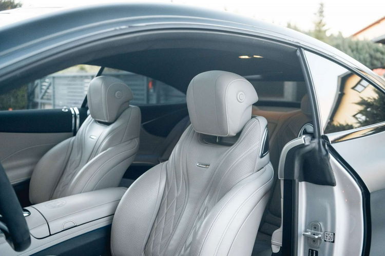 Mercedes S 63 AMG COUPE / S63 AMG / 4MATIC / 585KM / SALON PL / BEZWYPADKOWY / 23% / 1WŁ zdjęcie 41