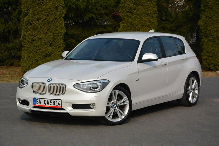 125 Biała Perła Urban Bi-Xenon Ledy Skóry el. fotele Parktronic ASO BMW zdjęcie 2