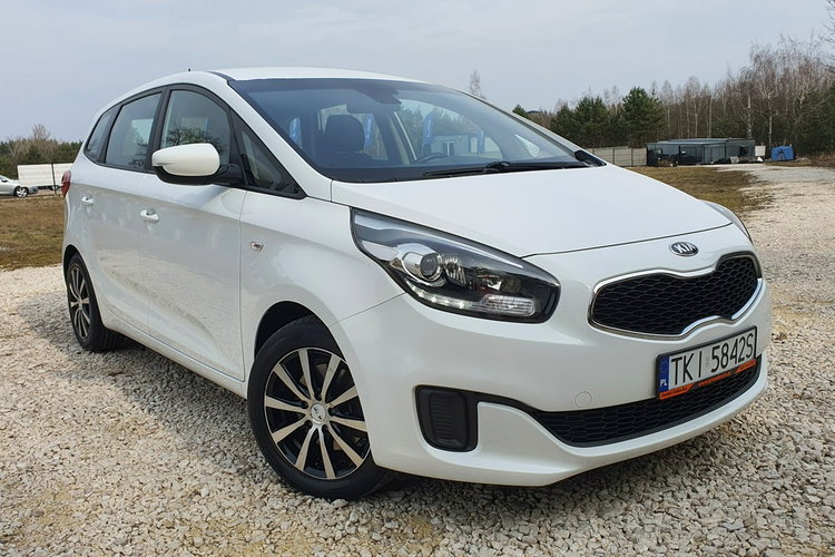 Kia Carens 1.7 CRDi 116KM # NAVI # Climatronic # 7 osobowy # Super Stan zdjęcie 3