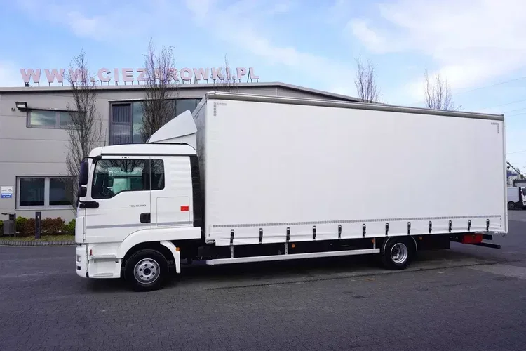 MAN TGL 12.190 / Firanka 19 EPAL / 190 tys. km zdjęcie 2