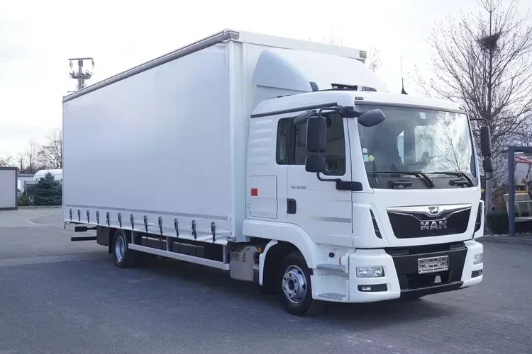 MAN TGL 12.190 / Firanka 19 EPAL / 190 tys. km zdjęcie 7