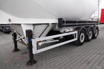 Feldbinder / CEMENTONACZEPA / 2 KOMORY / 37 000 L / SILOS / DO MATERIAŁÓW SYPKICH / OŚ PODNOSZONA / SAF / ALUFELGI zdjęcie 10