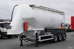Feldbinder / CEMENTONACZEPA / 2 KOMORY / 37 000 L / SILOS / DO MATERIAŁÓW SYPKICH / OŚ PODNOSZONA / SAF / ALUFELGI zdjęcie 1