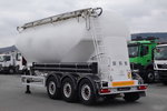 Feldbinder / CEMENTONACZEPA / 2 KOMORY / 37 000 L / SILOS / DO MATERIAŁÓW SYPKICH / OŚ PODNOSZONA / SAF / ALUFELGI zdjęcie 4