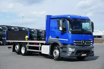 Mercedes ACTROS / 2543 / ACC / E 6 / PEŁNY ADR / PLATFORMA / ZAWIESIE POD WÓZEK