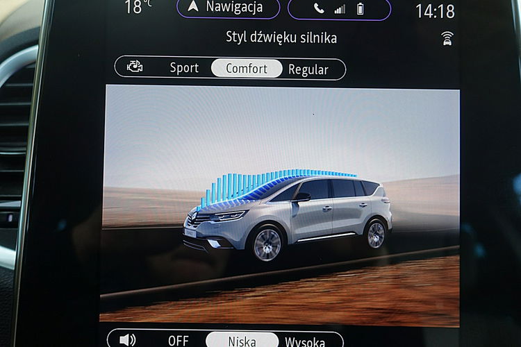 Renault Espace InitialeParis 7osób MATRIX EL.Dach GWAR. 1wł Kraj Bezwyp 4CONTROL F23% 4x2 zdjęcie 46