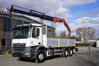 Mercedes Arocs 2636 burtowy / HDS Fassi F175 7.7 t / 150 tys. km
