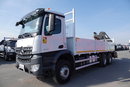 Mercedes AROCS 2643 / 6x4 / SKRZYNIOWY- 6.8 m / + HDS HIAB 144 wysów: 13 m / EURO 6 / STEROWANIE RADIOWE / ROTATOR zdjęcie 11