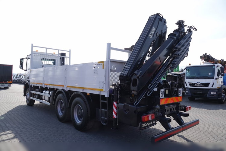 Mercedes AROCS 2643 / 6x4 / SKRZYNIOWY- 6.8 m / + HDS HIAB 144 wysów: 13 m / EURO 6 / STEROWANIE RADIOWE / ROTATOR zdjęcie 12