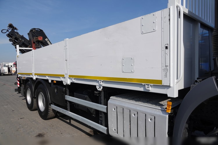 Mercedes AROCS 2643 / 6x4 / SKRZYNIOWY- 6.8 m / + HDS HIAB 144 wysów: 13 m / EURO 6 / STEROWANIE RADIOWE / ROTATOR zdjęcie 24