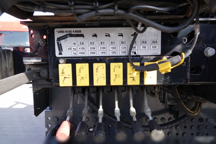 Mercedes AROCS 2643 / 6x4 / SKRZYNIOWY- 6.8 m / + HDS HIAB 144 wysów: 13 m / EURO 6 / STEROWANIE RADIOWE / ROTATOR zdjęcie 28