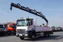 Mercedes AROCS 2643 / 6x4 / SKRZYNIOWY- 6.8 m / + HDS HIAB 144 wysów: 13 m / EURO 6 / STEROWANIE RADIOWE / ROTATOR zdjęcie 2