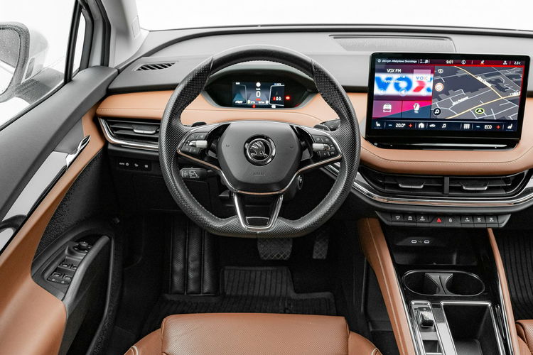 Skoda Enyaq 80 Maxx 204KM Aktywny temp. K.cof Podgrz.f kier szyba Salon PL VAT23% zdjęcie 16