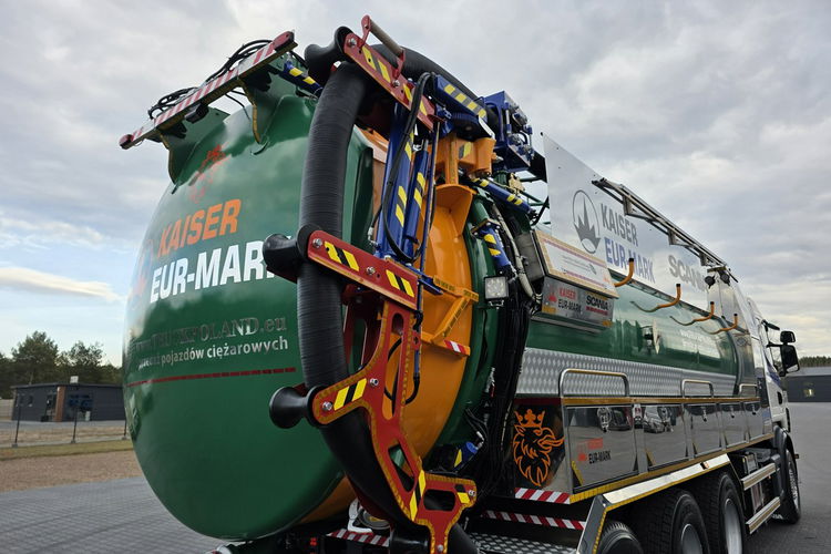 Scania WUKO KAISER EUR-MARK PKL 12.8 DO CZYSZCZENIA KANAŁÓW WUKO asenizacyjny separator beczka odpady czyszczenie kanalizacja zdjęcie 18