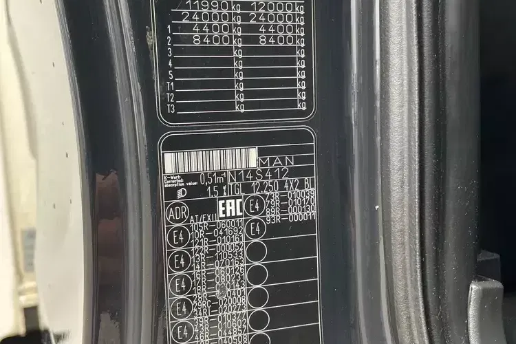 MAN TGL 12.250, KONTENER 7.3m ( 18 europalet ) zdjęcie 10