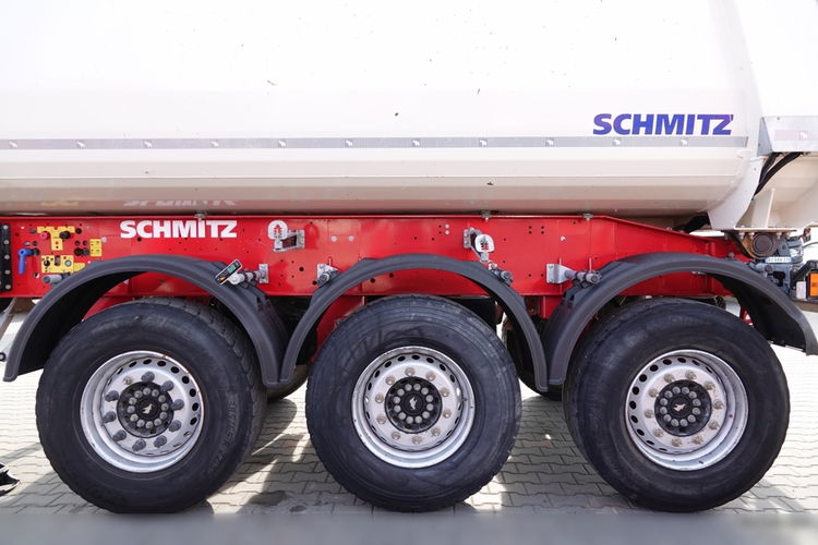 Schmitz WYWROTKA 28 m3 / STALOWA / AUTOMATYCZNIE ZSUWANY DACH /HYDROKLAPA / RYNNA WANNA HP / OŚ PODNOSZONA zdjęcie 21
